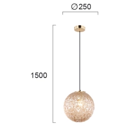 Lampa wisząca FASANO LNV1016024 Lunaveri