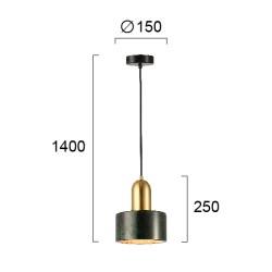 Lampa wisząca MUOVE LNV1016624 Lunaveri