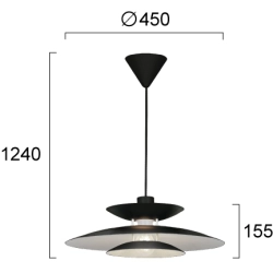 Lampa wisząca SERA LNV1017924 Lunaveri