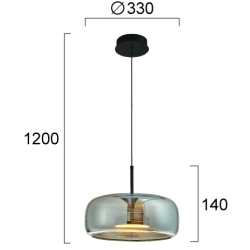 Lampa wisząca POSITANO LNV1019134 Lunaveri