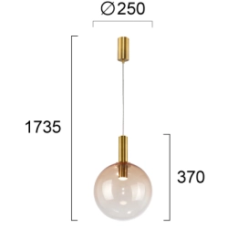 Lampa wisząca MOLVENO LNV1021334 Lunaveri