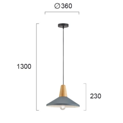 Lampa wisząca SUO LNV1025614 Lunaveri