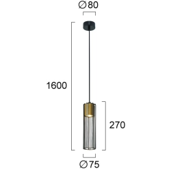 Lampa wisząca CEFALE LNV1031134 Lunaveri