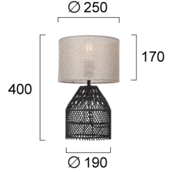 Lampa stołowa LAVERIO LNV1034034 Lunaveri