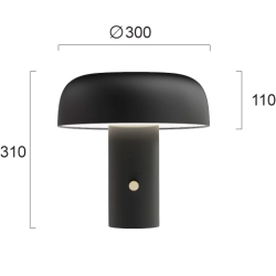 Lampa stołowa JESO LNV1046234 Lunaveri
