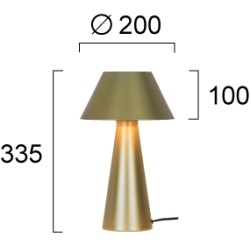 Lampa stołowa ZANELLI LNV1047034 Lunaveri