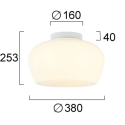 Plafon ARBOREA LNV1049334 Lunaveri