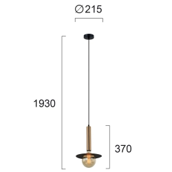 Lampa wisząca CALDO LNV1050324 Lunaveri