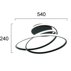 Plafon MISURA LNV1051034 Lunaveri