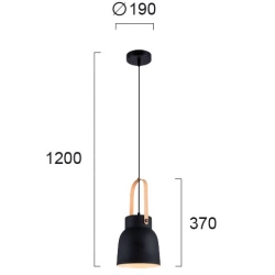 Lampa wisząca DIRE LNV1051324 Lunaveri