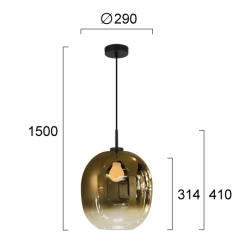 Lampa wisząca MODI LNV1055434 Lunaveri