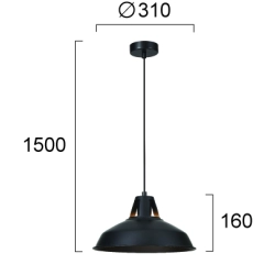 Lampa wisząca SONO LNV1056134 Lunaveri