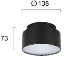Plafon DECORIO LNV1059724 Lunaveri