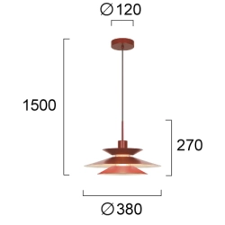 Lampa wisząca SORANO LNV1071534 Lunaveri