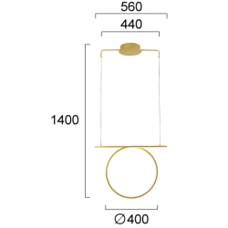 Lampa wisząca FIORENZA LNV1075234 Lunaveri