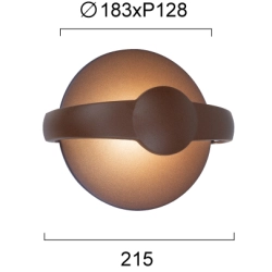 Kinkiet zewnętrzny GIAUDI LNV1078924 Lunaveri