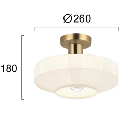 Plafon VIMINI LNV1080134 Lunaveri