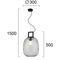Lampa wisząca FIARO LNV1082034 Lunaveri