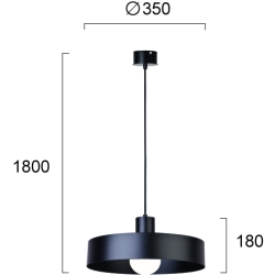 Lampa wisząca ADIGE LNV1084814 Lunaveri
