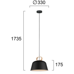 Lampa wisząca PER LNV1086624 Lunaveri