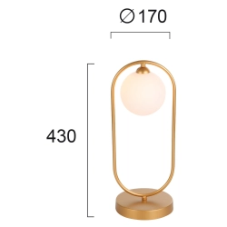 Lampa stołowa LAZZA LNV1088024 Lunaveri