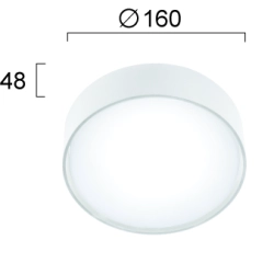 Plafon zewnętrzny UNIVERSO LNV1088924 Lunaveri