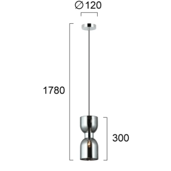 Lampa wisząca FIORIA LNV1091924 Lunaveri