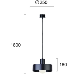 Lampa wisząca ADIGE LNV1094814 Lunaveri