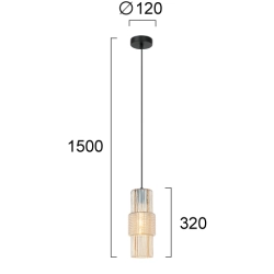 Lampa wisząca DORA LNV1094924 Lunaveri