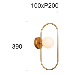 Kinkiet LAZZA LNV1098024 Lunaveri