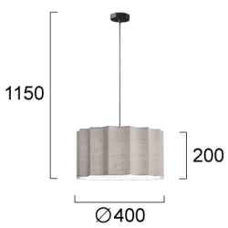 Lampa wisząca STILE LNV1099434 Lunaveri