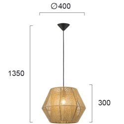 Lampa wisząca BRIOZA LNV2018914 Lunaveri