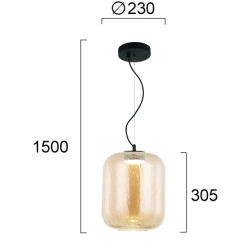 Lampa wisząca AVOLA LNV2068134 Lunaveri