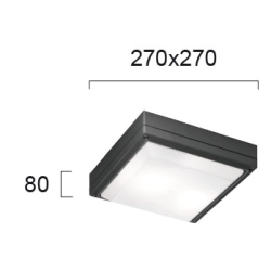 Plafon zewnętrzny SECOLO LNV4039404 Lunaveri