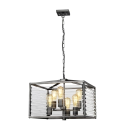 Lampa wisząca Louvre – 6 źródeł światła LOUVRE-6P Elstead Lighting