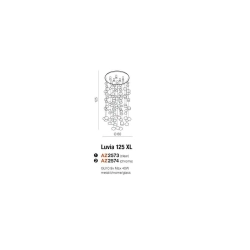 Lampa wisząca Luvia XL AZ3073 AZZARDO