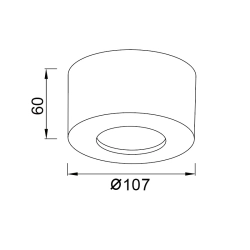 Plafon CABRERA SURFACE 9589 Mantra LED beżowy