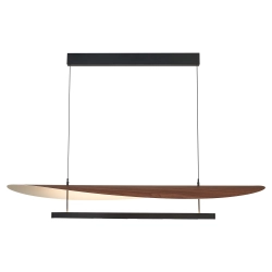 Lampa wisząca ABISAL 9822 Mantra LED drewno / naturalny