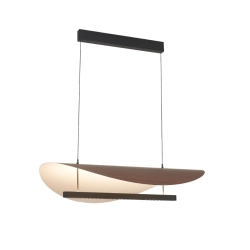 Lampa wisząca ABISAL 9823 Mantra LED drewno / naturalny
