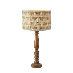 Lampa stołowa ANO 108827 Markslojd 1xE27 beżowy/brązowy