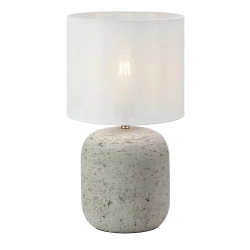Lampa stołowa MONTAGNA 108862 Markslojd 1xE27 szary/biały