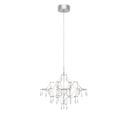 Lampa wisząca EFESOS 108869 Markslojd LED srebrny/transparentny