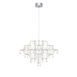 Lampa wisząca EFESOS 108870 Markslojd LED srebrny/transparentny