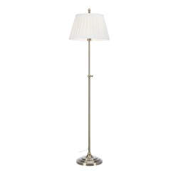Lampa podłogowa OXFORD 108972 Markslojd 1xE27 biały/mosiądz