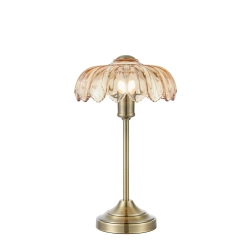 Lampa stołowa KURAGE 109180 Markslojd 1xE27 bursztynowy