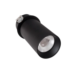 Lampa Sufitowa Halo D Black Podtynkowa H0127 MaxLight