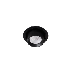Lampa Sufitowa Halo F Black Podtynkowa H0131 MaxLight