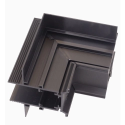 Magnetic MT0009 Kątownik czarny do użycia przy uskoku na suficie Do szyn MT0006, MT0007 Maxlight - zdjęcie produktu
