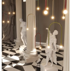 Lampa Wisząca Enigma Złota P0514 MAXLIGHT