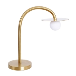 Lampa Stołowa Enigma Złota T0054 MAXLIGHT